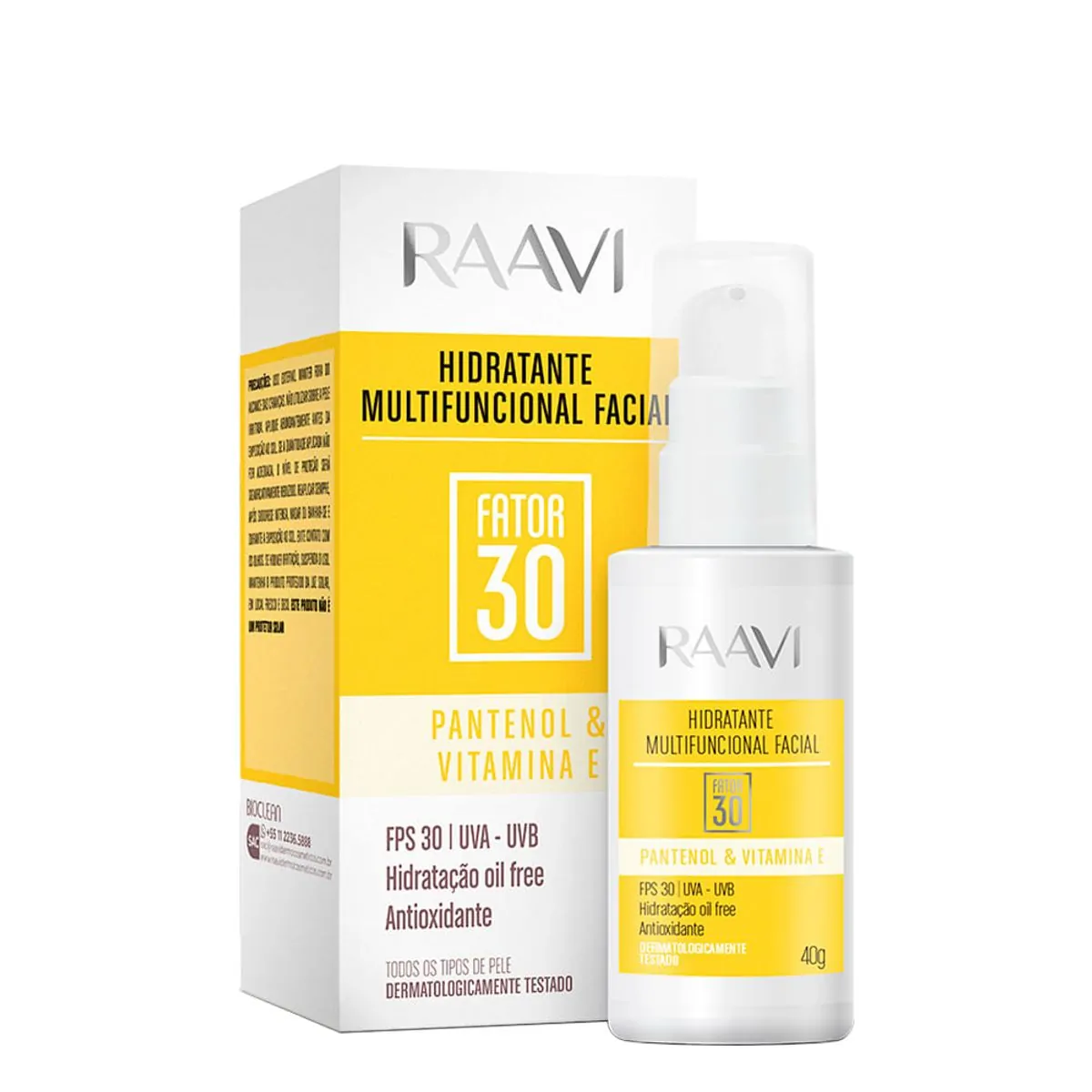 Raavi Hidratante Multifuncional Fps30 40g