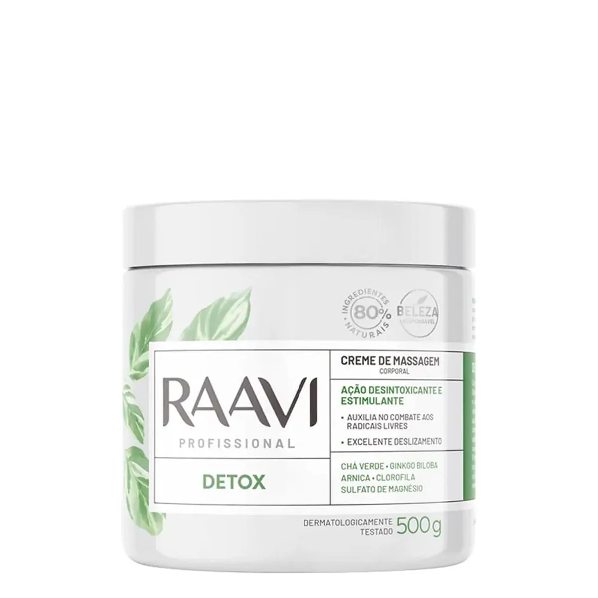 Creme Corporal Raavi Detox 500gr