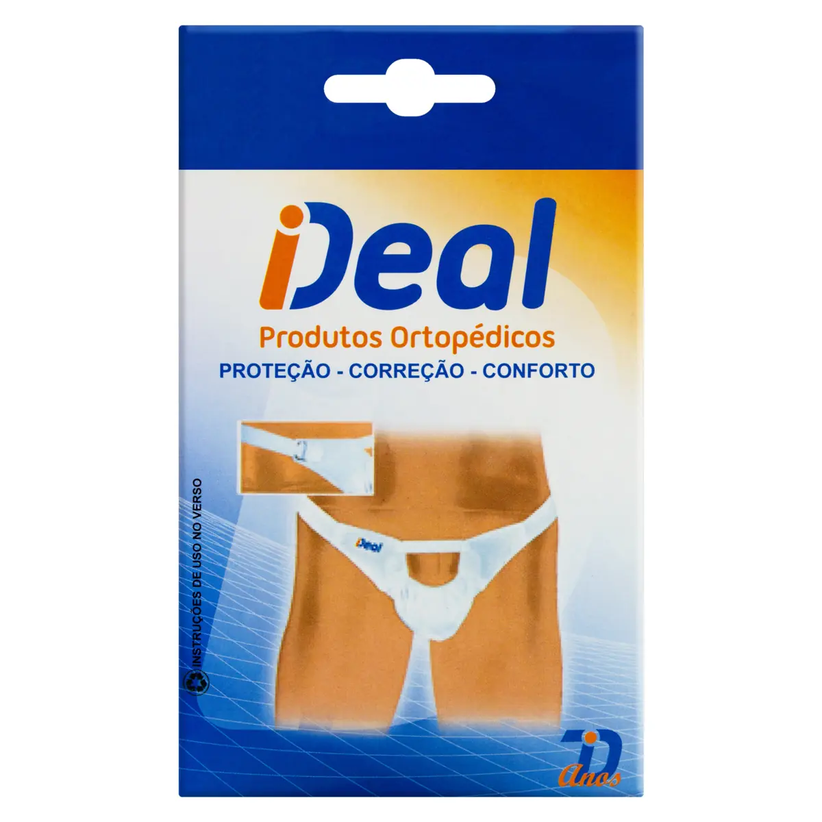 Suspensório Escrotal Branco Ideal Tamanho M