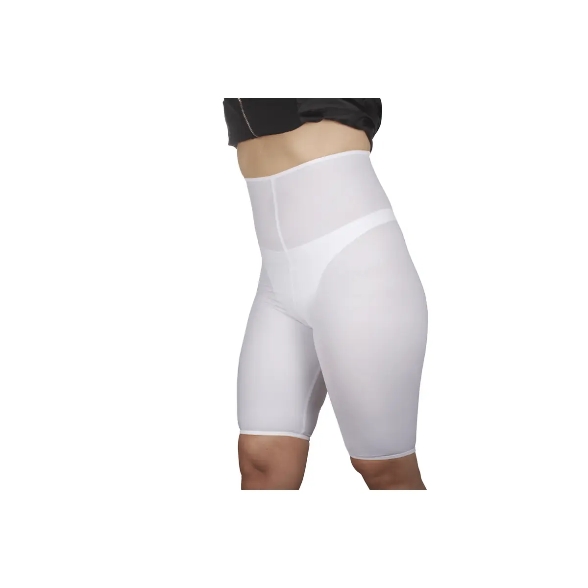 Bermuda Modeladora Feminina Branco XGG - Ideal