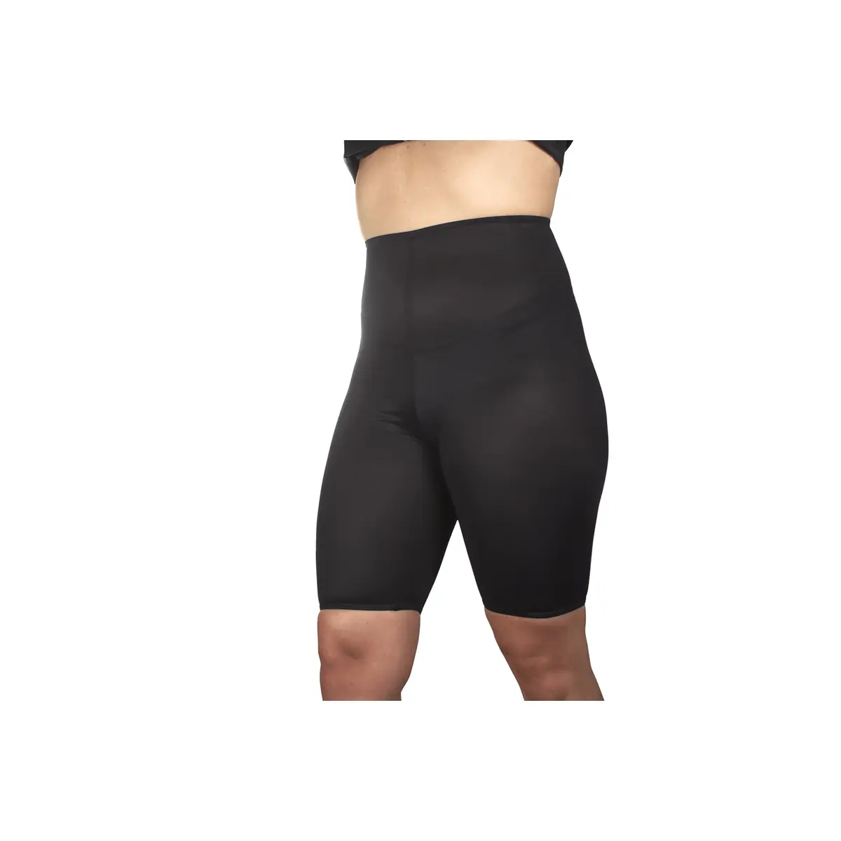 Bermuda Modeladora Feminina Preto PP - Ideal