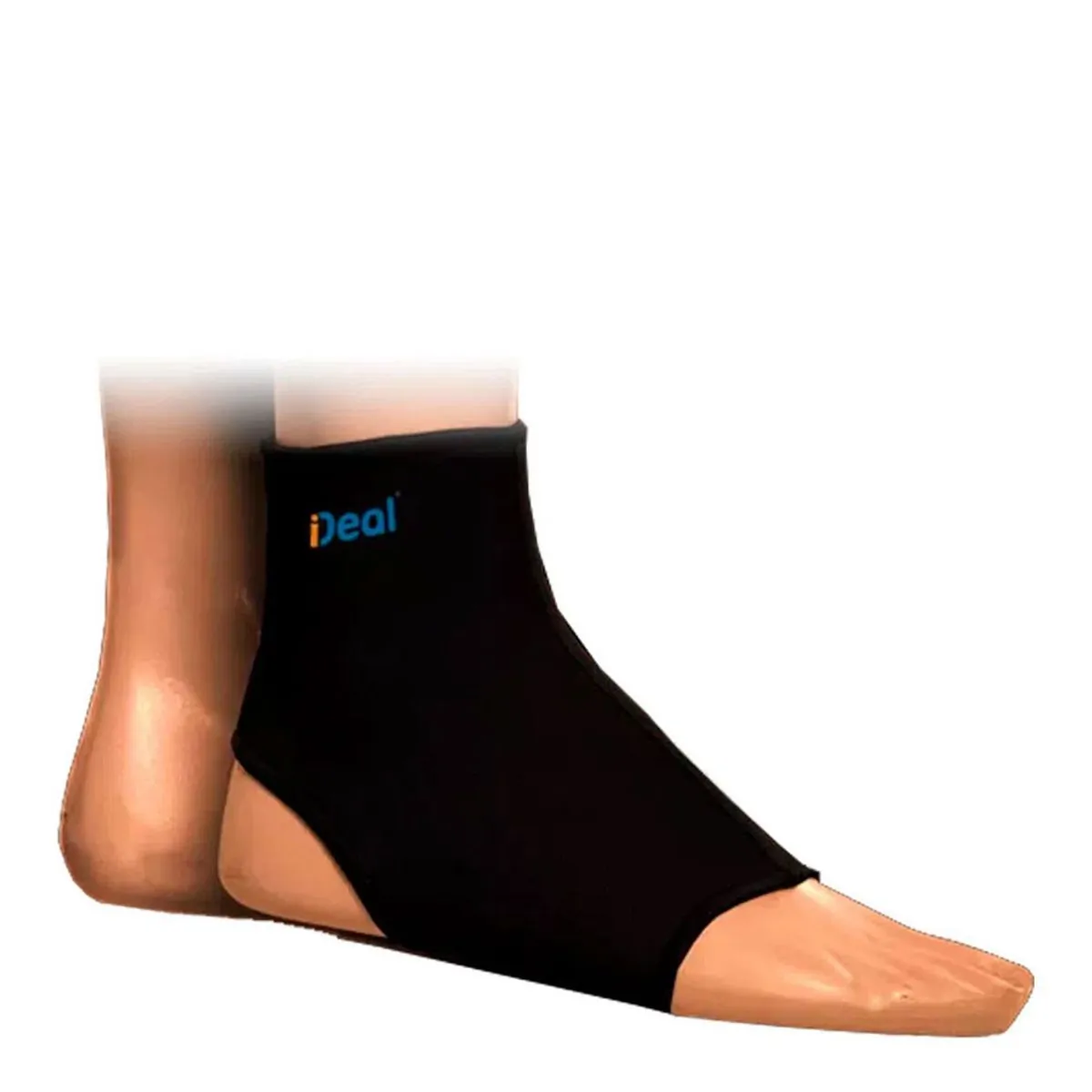 Tornozeleira Elastica Preto Tam P Ideal