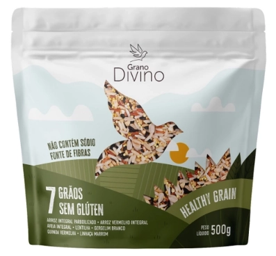 Arroz 7 Grãos Healthy Grain Grano Divino 500g