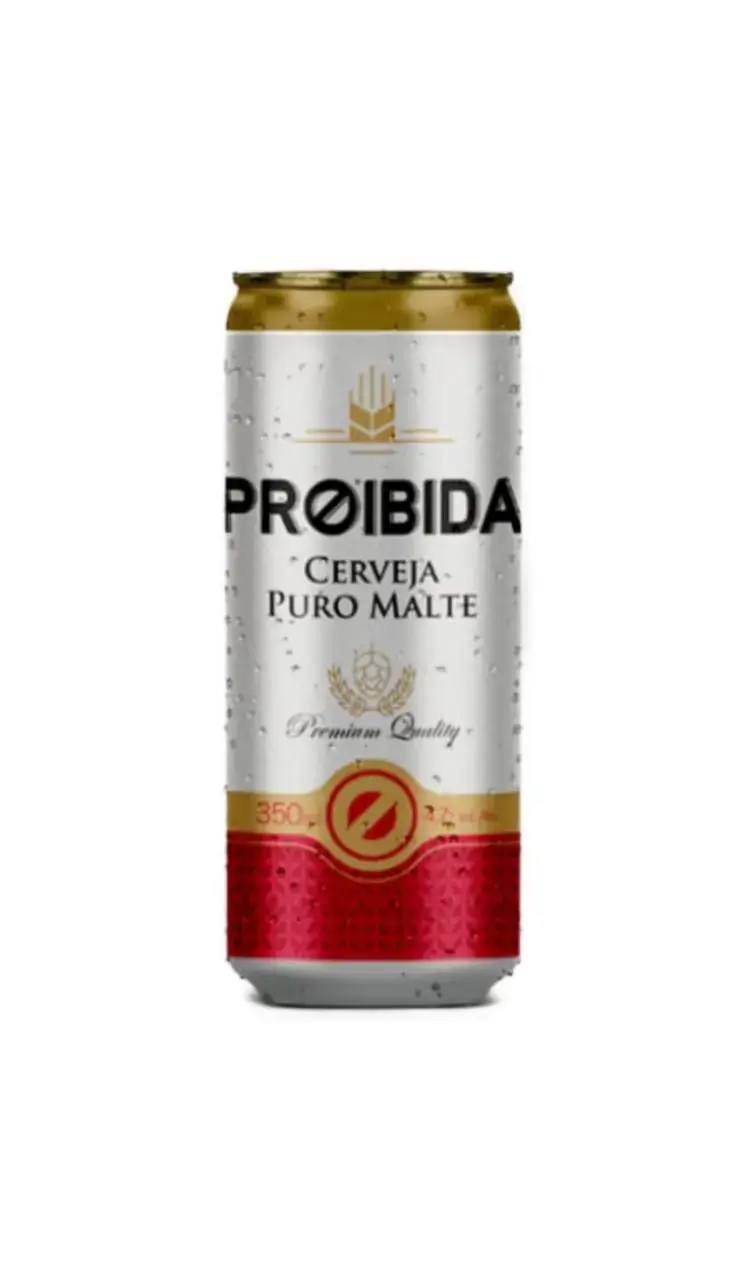 Cerv Proibida Puro Malte Sleek Lata 350ml