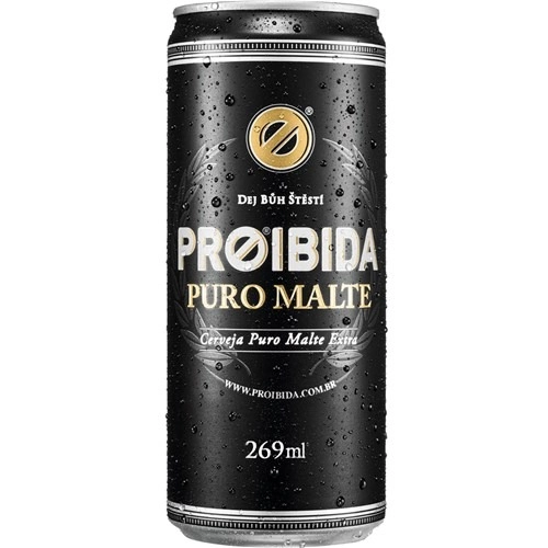 Cerveja Pilsen Puro Malte Proibida Lata 269ml