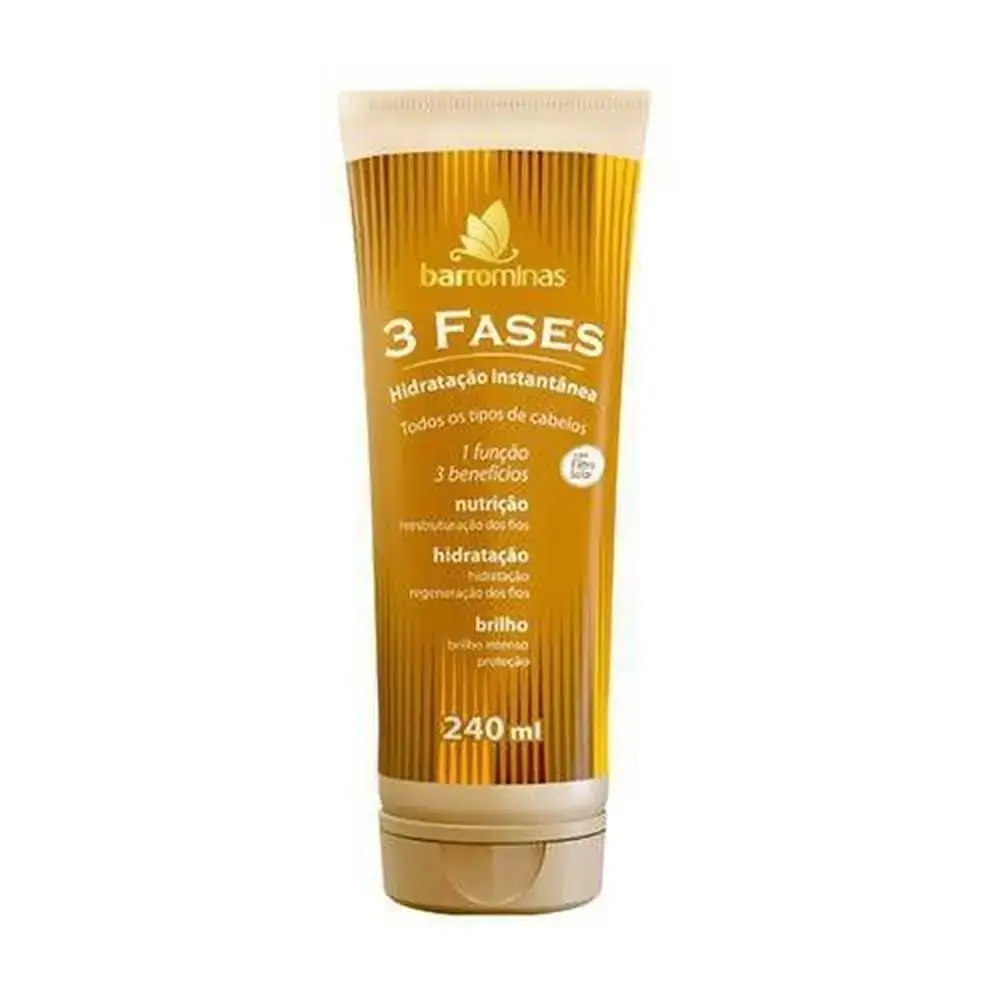 Condicionador Barrominas Creme Pentear 3 Fases