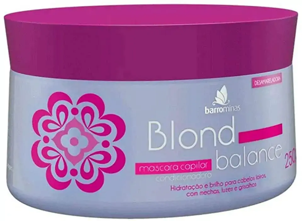Máscara Capilar Condicionadora Barrominas Blond Balance Desamareladora