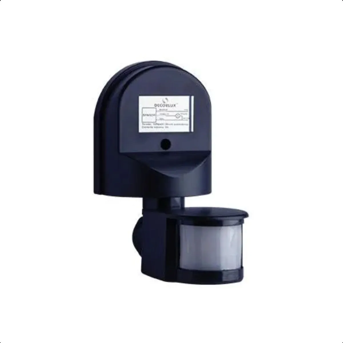 Sensor De Presença Externo Fotocélula Prova D água Decorlux - Preto