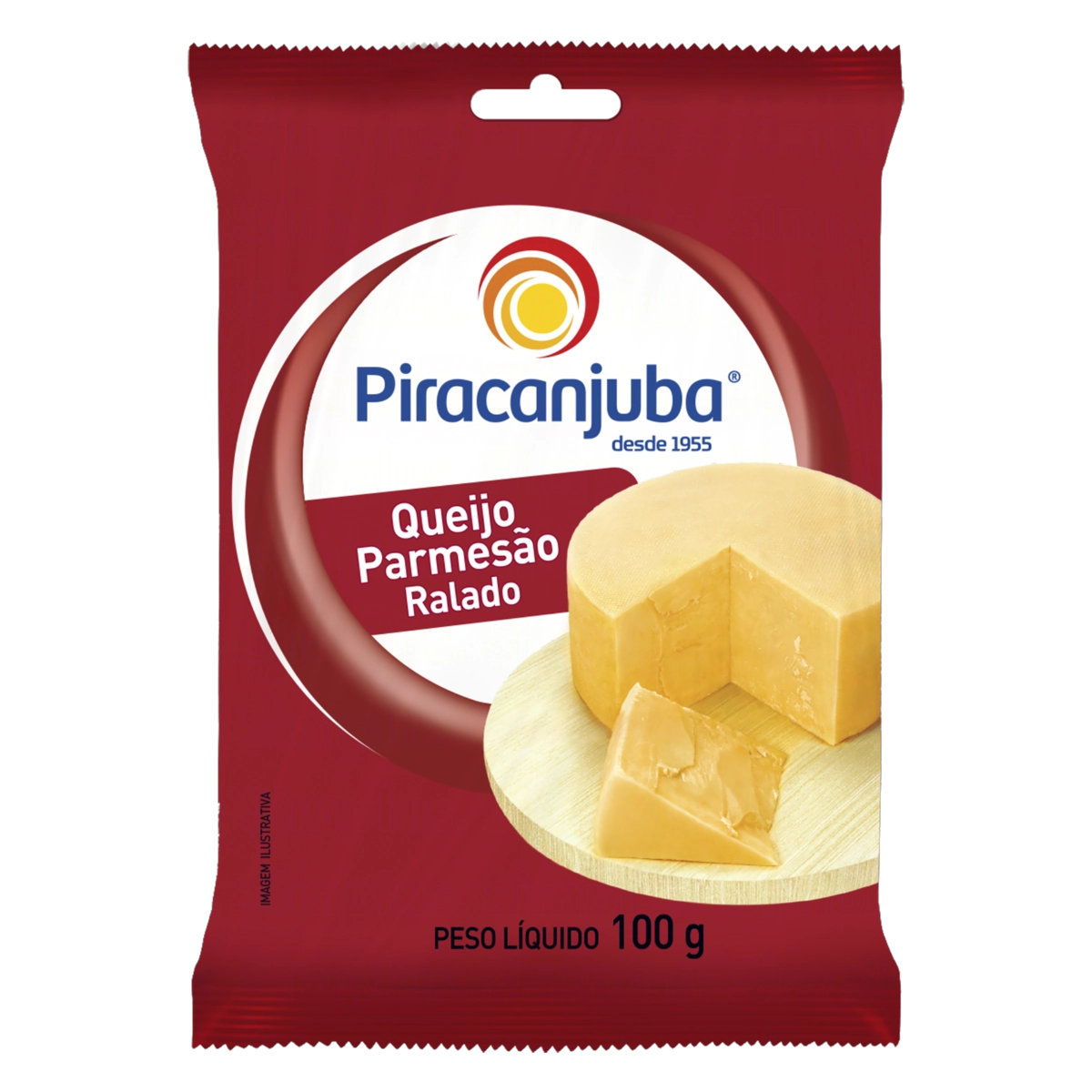 Queijo Parmesão Ralado Piracanjuba Pacote 100g