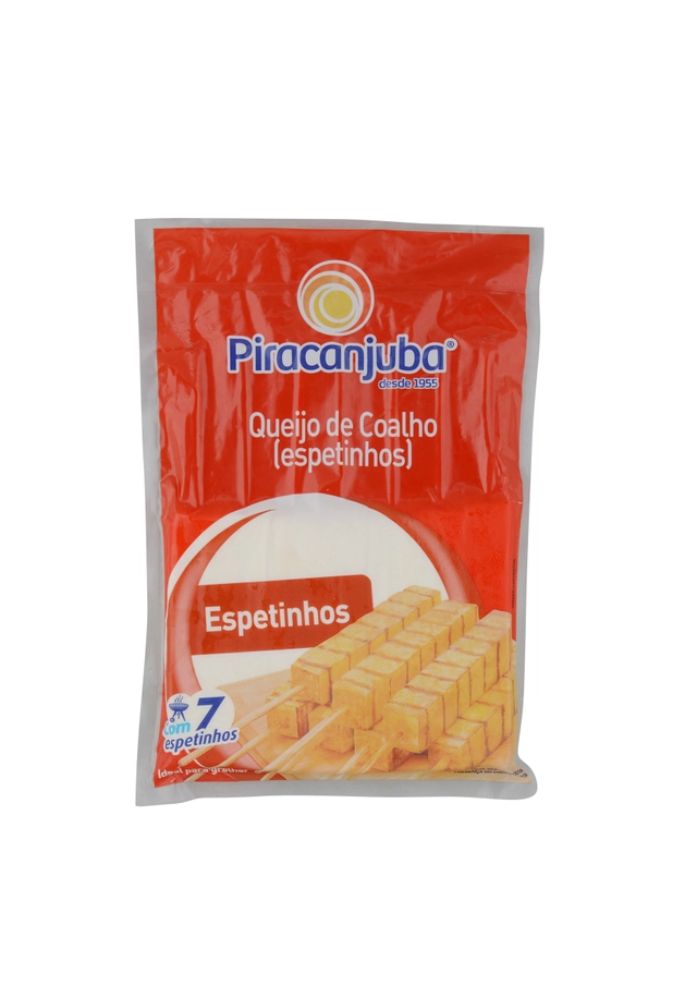 Queijo Coalho Em Espeto Piracanjuba 7 Unidades