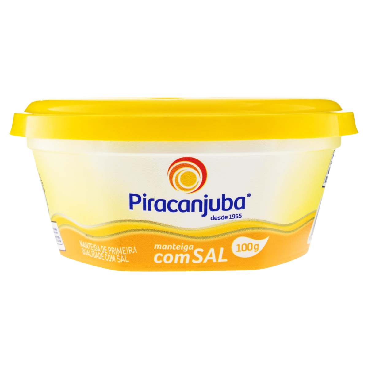 Manteiga De Primeira Qualidade Com Sal Piracanjuba Pote 100g