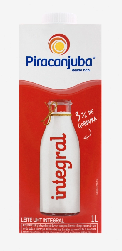 Leite Longa Vida Integral 1lt Piracanjuba