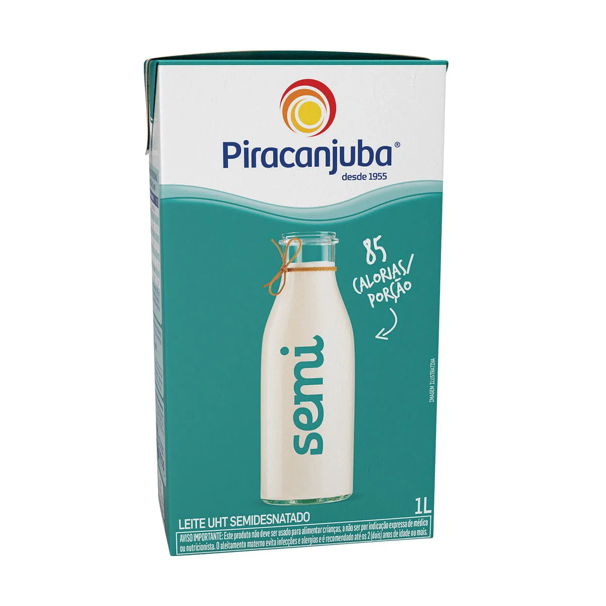 Leite Uht Piracanjuba Semi Des.1l
