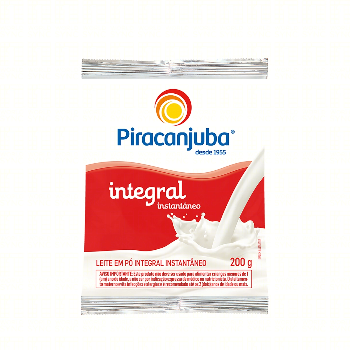 Leite Pó Instantâneo Integral Piracanjuba Pacote 200g