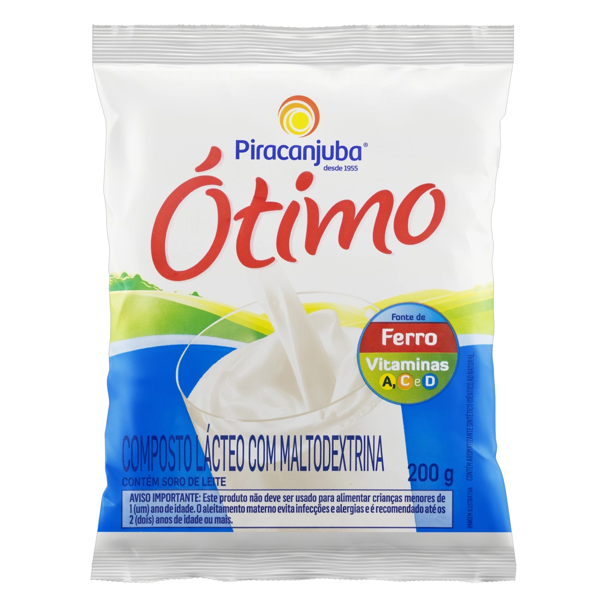 Composto Lácteo Piracanjuba ótimo Pacote 200g
