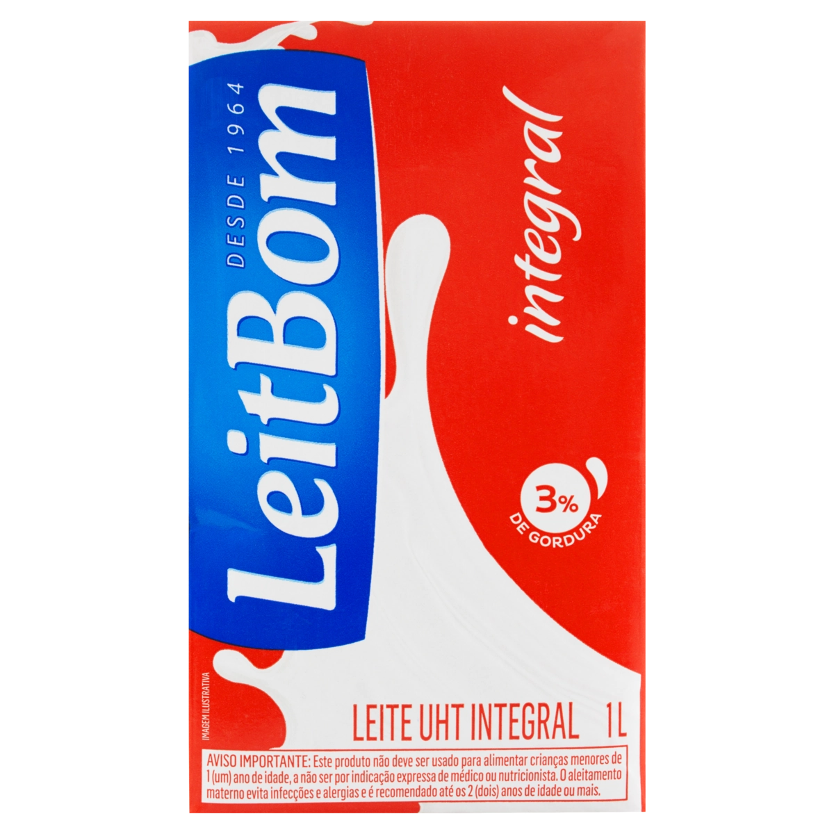 Leite Uht Integral Leitbom Caixa 1l