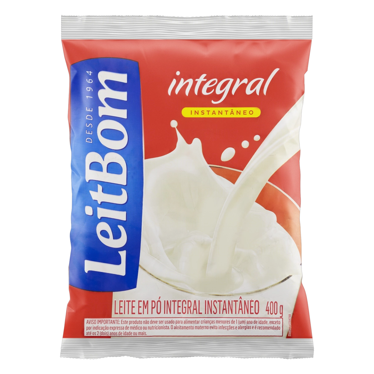 Leite Pó Instantâneo Integral Leitbom Pacote 400g