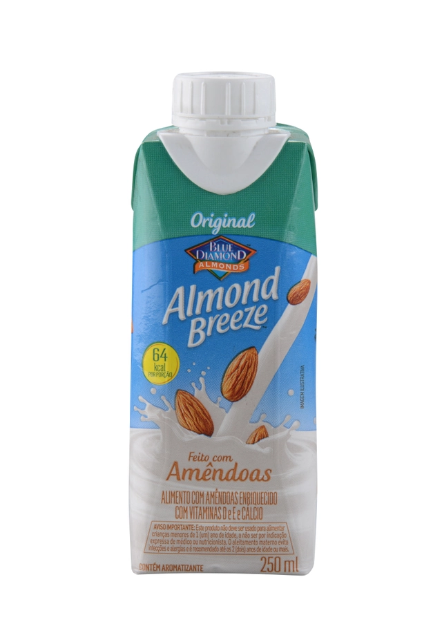 Bebida à Base De Amêndoa Original Blue Diamond Almond Breeze Caixa 250ml