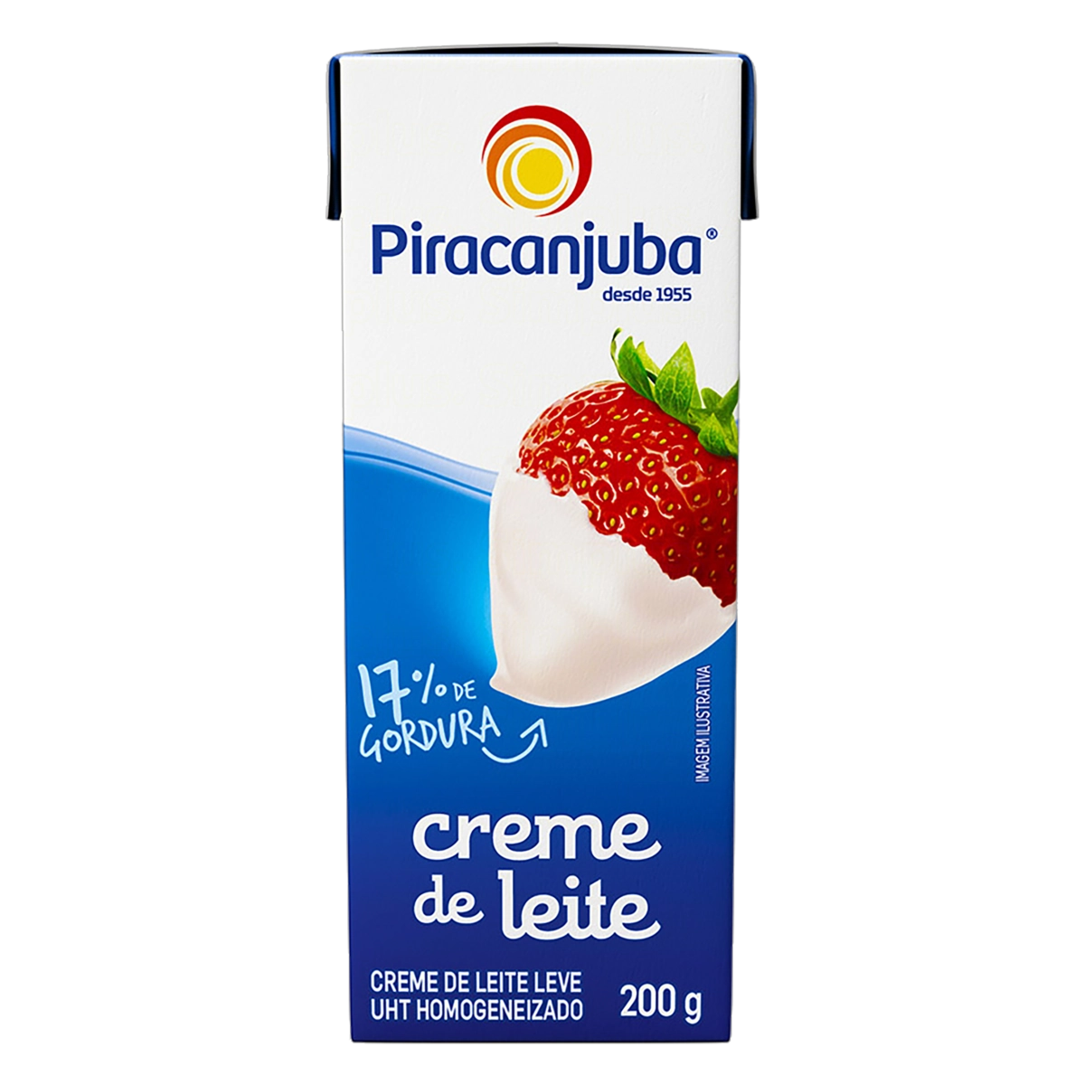 Creme De Leite Uht Leve Homogeneizado Piracanjuba Caixa 200g