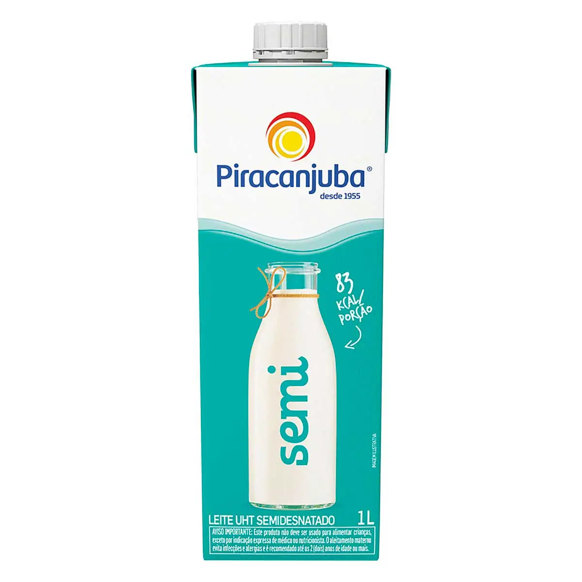 Leite Semidesnatado UHT Piracanjuba 1L