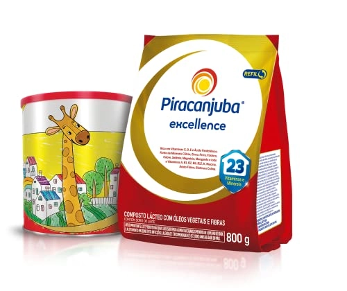 Kit Composto Lácteo Piracanjuba Excellence 800g Grátis Lata Colecionável
