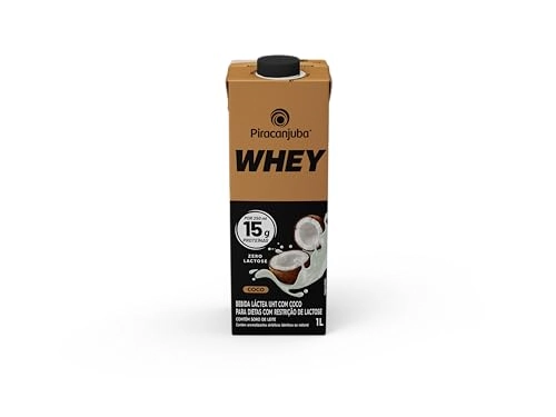 Bebida Láctea Uht Coco Zero Lactose Piracanjuba Whey Caixa 1l