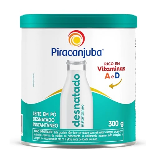 Leite Pó Instantâneo Desnatado Piracanjuba Lata 300g