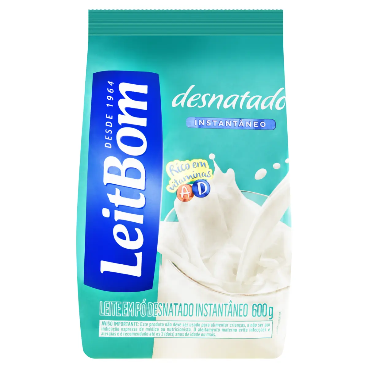 Leite Pó Instantâneo Desnatado Leitbom Pacote 500g