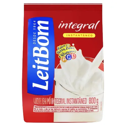 Leite Pó Instantâneo Integral Leitbom Pacote 700g