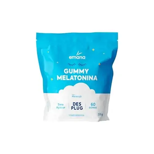 Melatonina Maracujá Emana Pouch 60 Gomas
