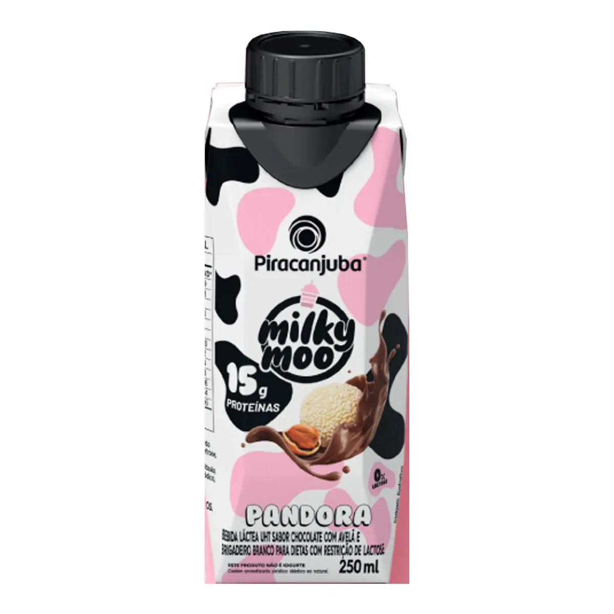 Beb Lactea Piracanjuba Milkmoo 250ml Pandora 15gr Proteina