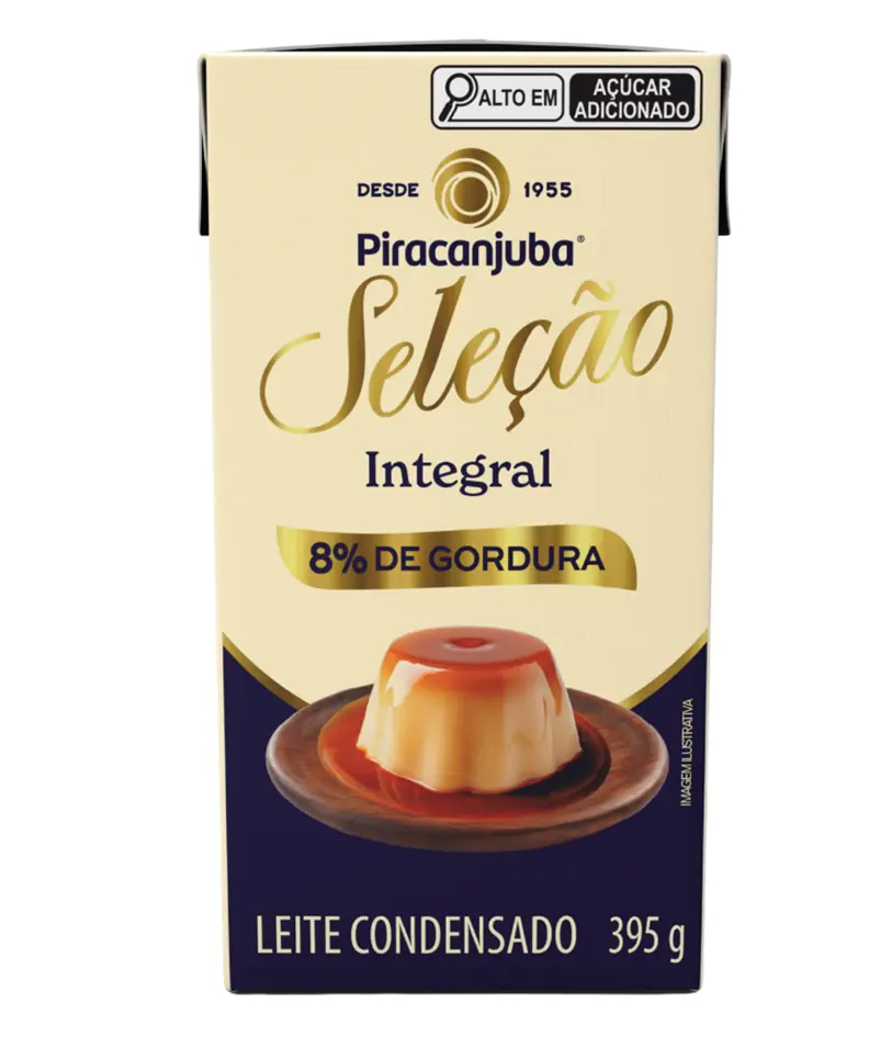 Leite Cond.piracanjuba 395gr Integral 8