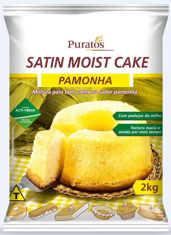 Insumo Mistura Satin Creme Cake Laranja 2kg