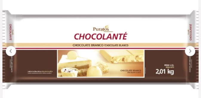 Loja Choc. Branco Barra 2,01kg