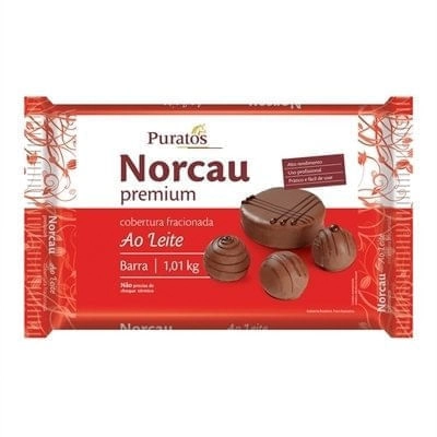 Cobertura Norcau Premium Fracionada Chocolate Ao Leite 1,