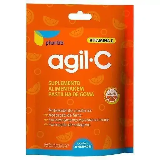 Agil C 45mg Env C 25 Pastilha De Goma Pharl