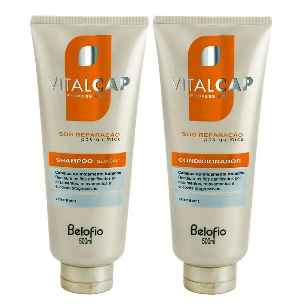 Kit Vitalcap Sos Reparacao Shp Condicionador
