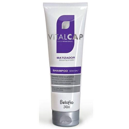 Vital Cap Matizador Shampoo Desamarelador
