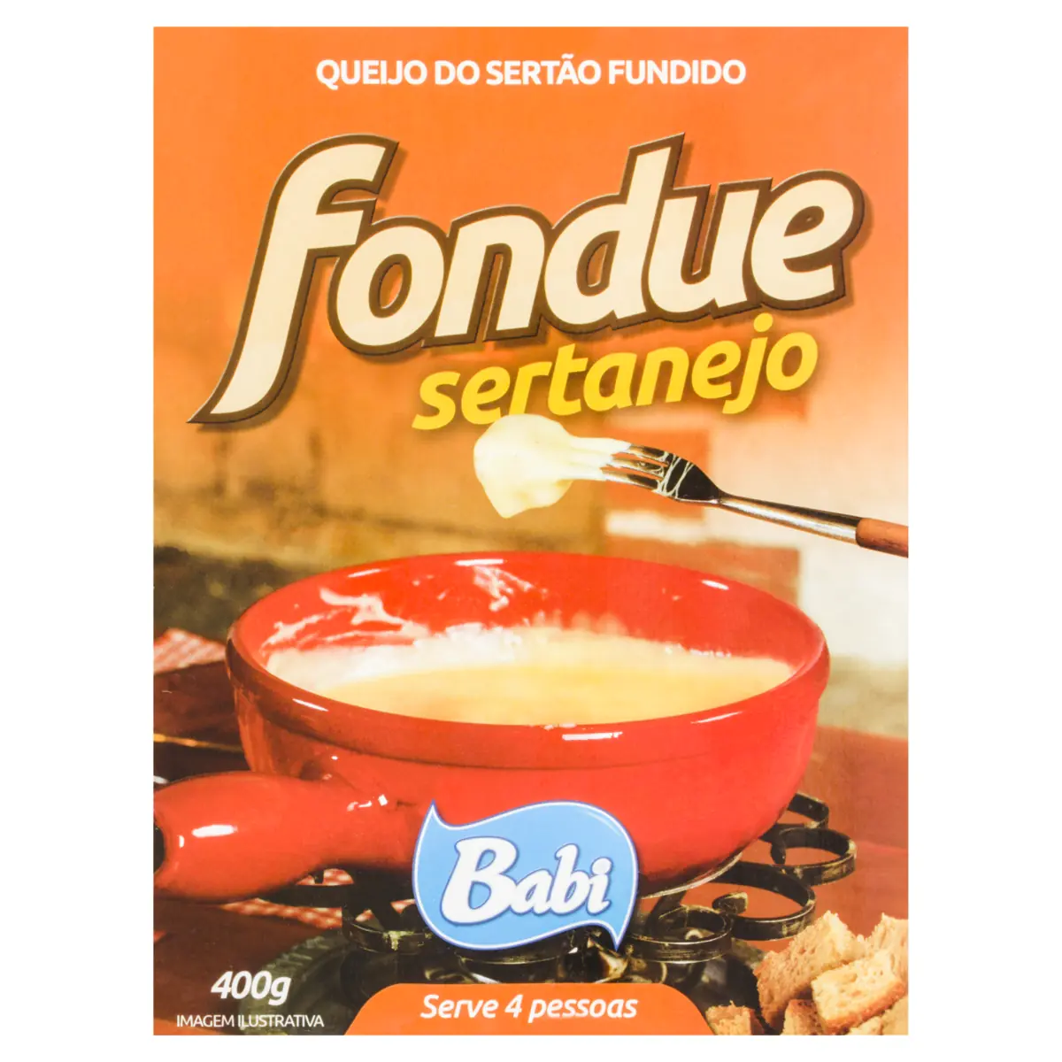 Fondue De Queijo Sertanejo Babi Caixa 400g