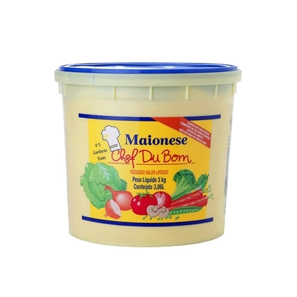 Maionese Chef Du Bom 3kg