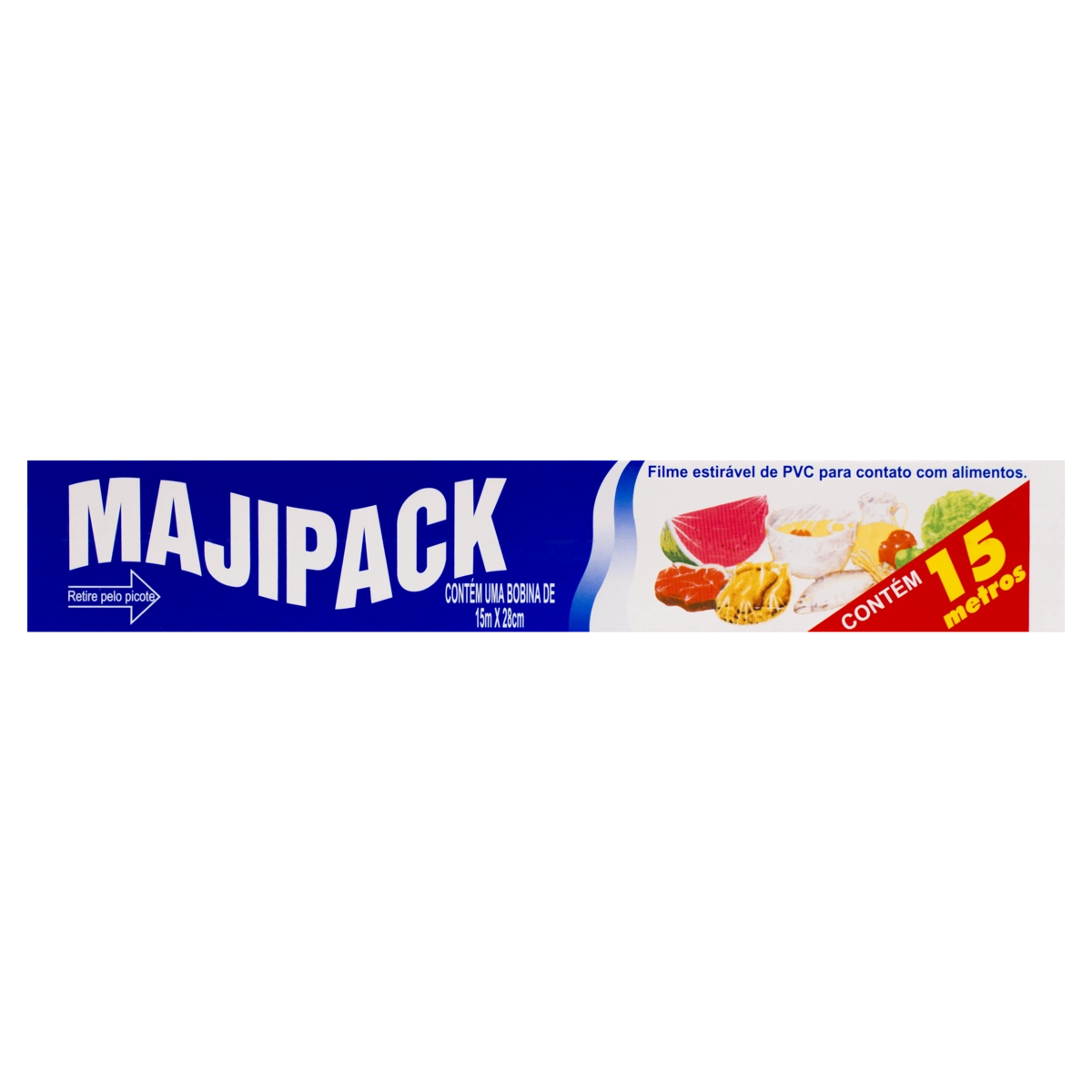 Filme de Pvc MAJIPACK 28cm x 15 Metros