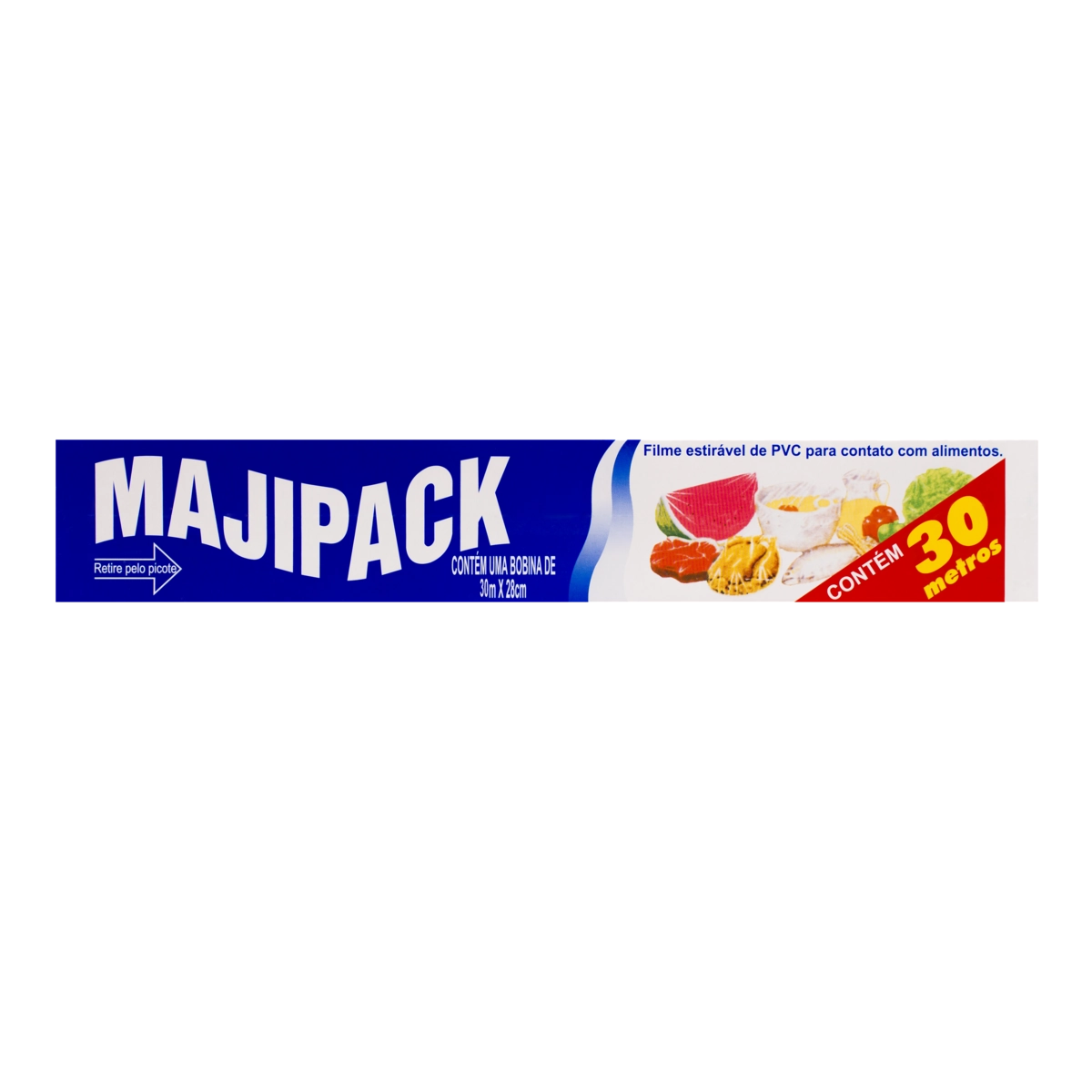 Filme de Pvc MAJIPACK 28cm x 30 Metros