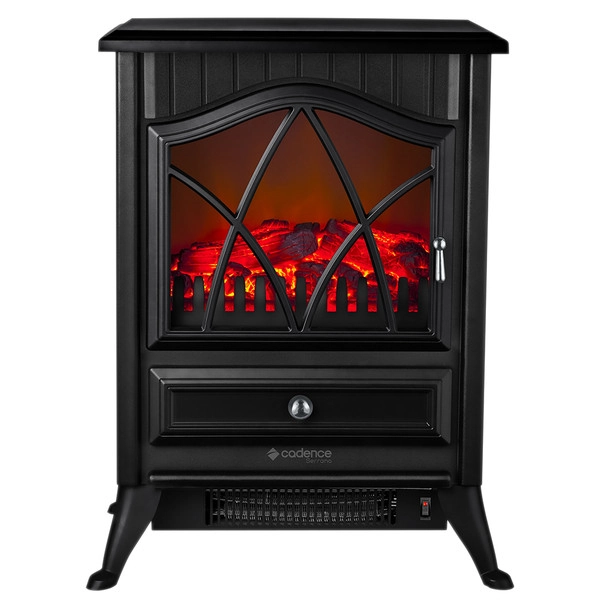 Aquecedor Lareira Eletrica Serrano Aqc801 Cadence Preto