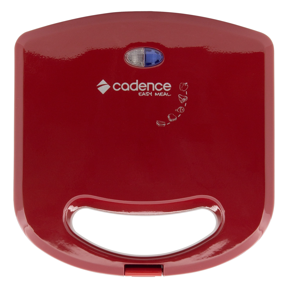 Mini Grill Elétrico Vermelho Cereja Cadence Colors 220v