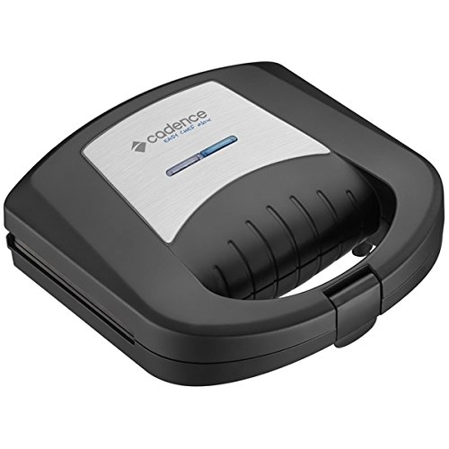 Sanduicheira Cadence Top Meal Inox Preta 220v