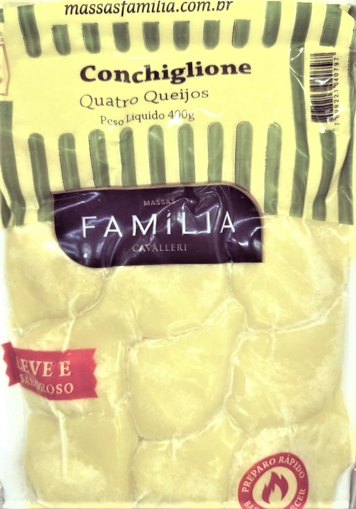 Massa Familia 400g Conchiglione 4 Queijos