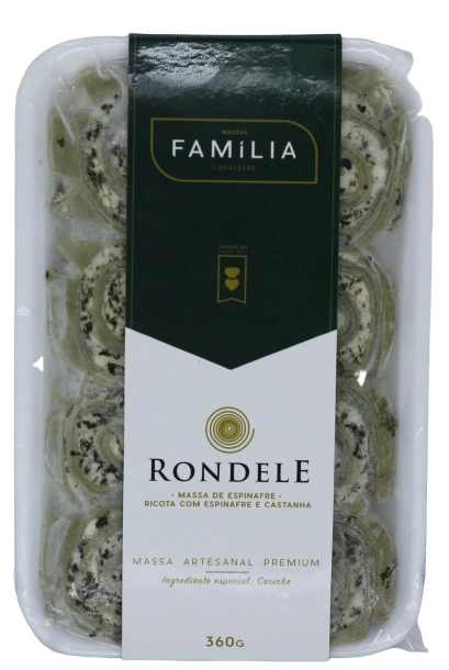 Massa Familia Rondele Rech. 360g Espinafre Un