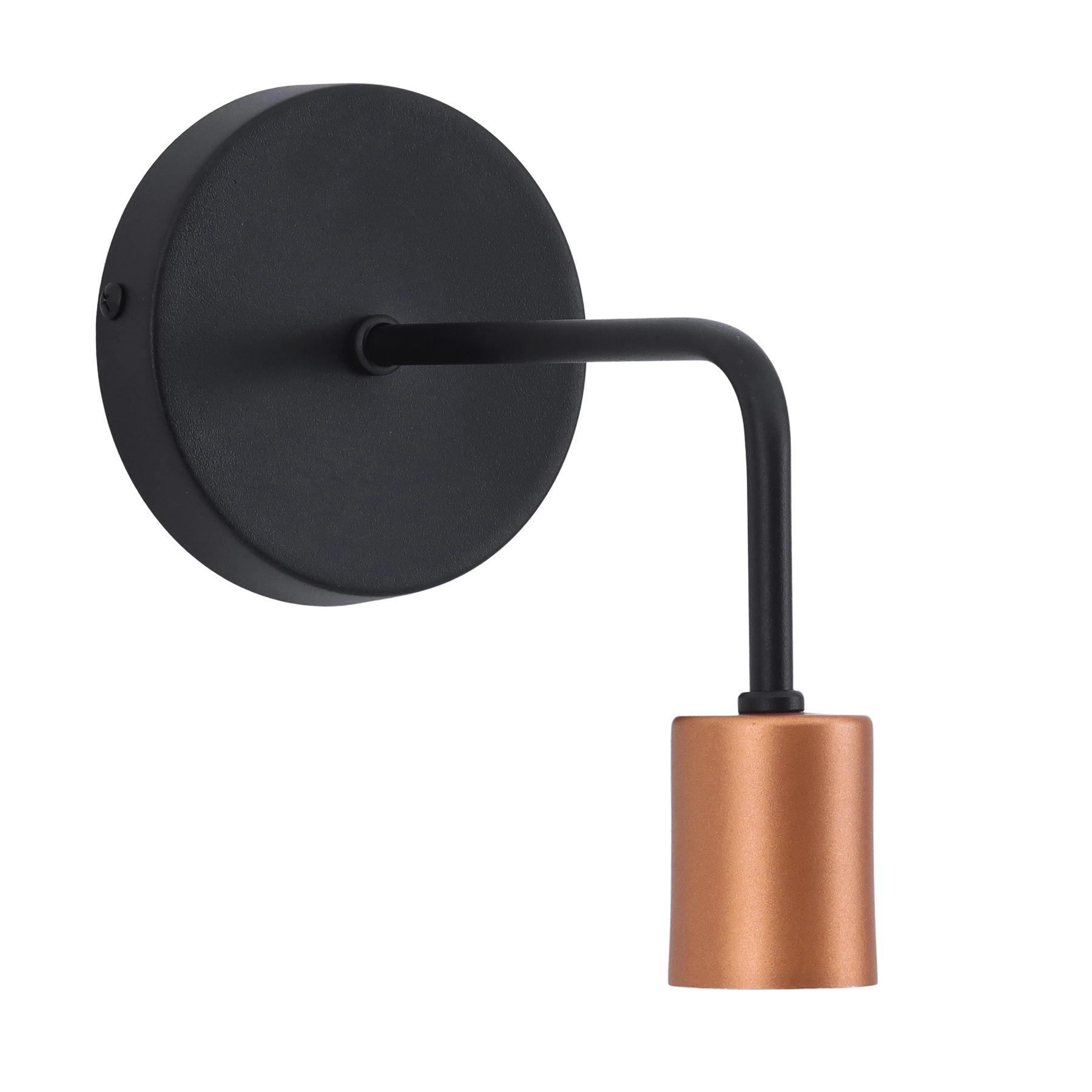 Arandela de Parede Interna IP20 Single Auremar Preta Bivolt