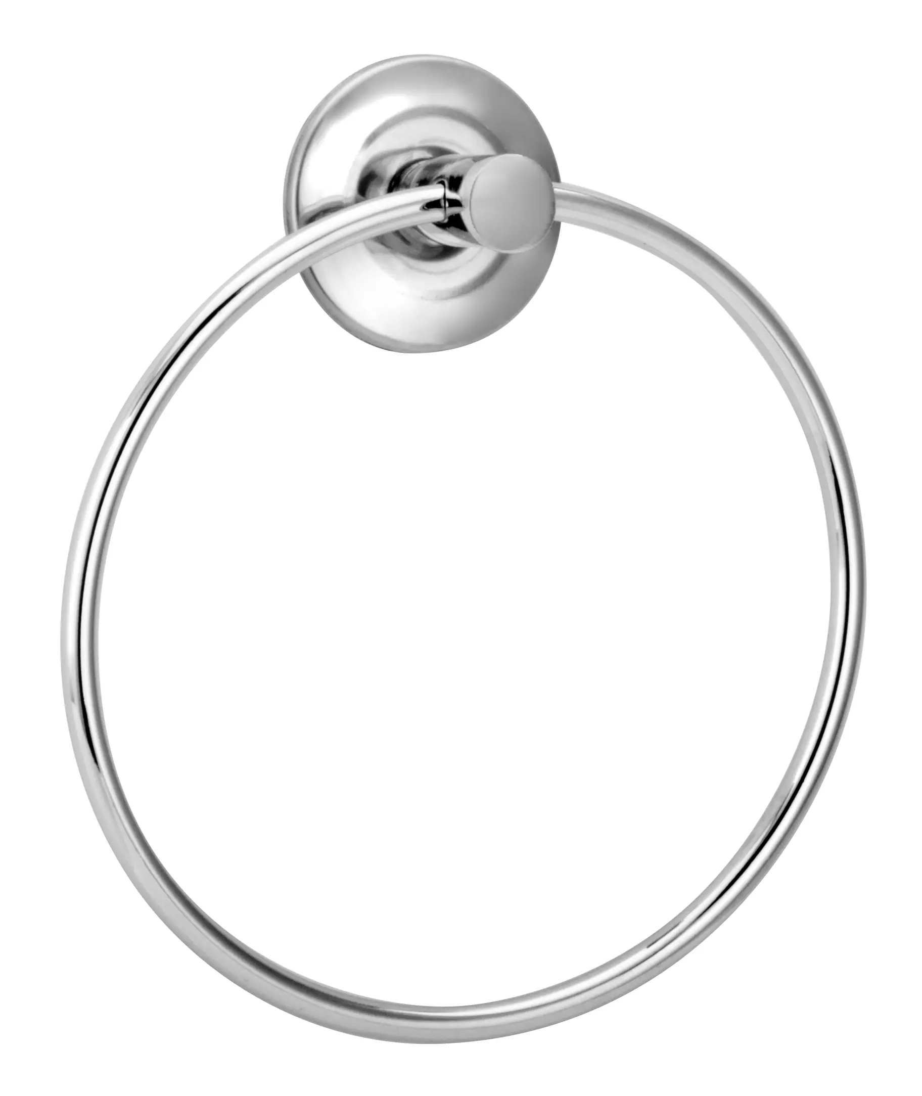 Porta Toalha Metal Cromado Banheiro Argola Standard