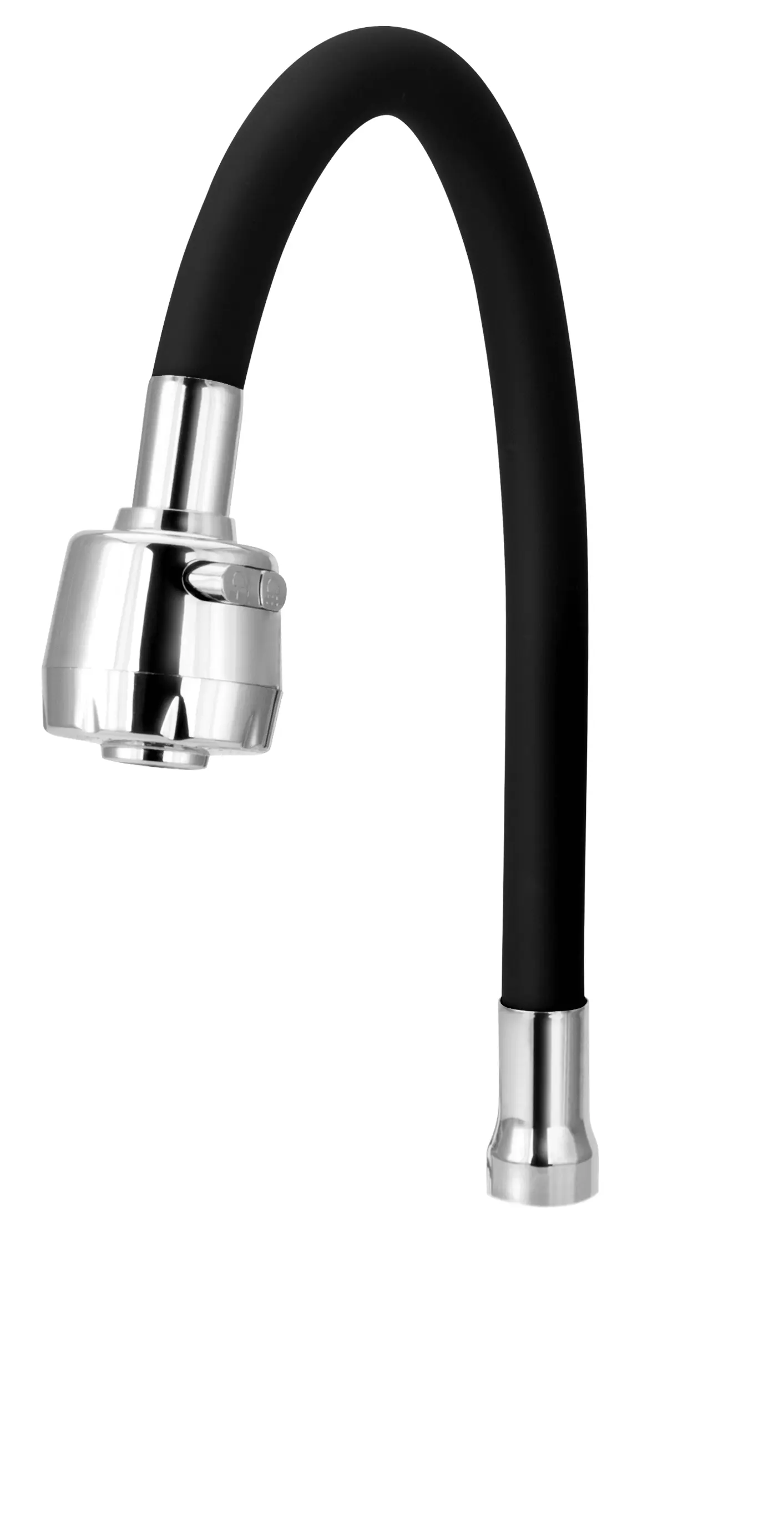 Tubo Gourmet Flexível Preto Para Torneira De Cozinha